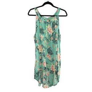 Torrid top. Sleeveless high low. Floral paisley print.